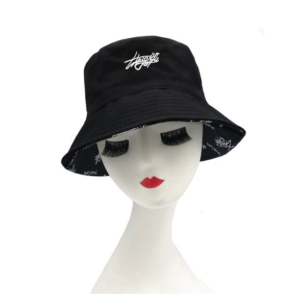 Double-sided Wear Fishing Cap Bucket Women Panama Hat Online Sale - Image 4